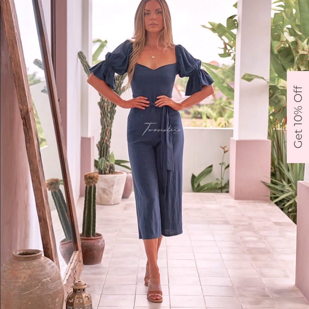 Two Sisters the Label Freya jumpsuit navy
